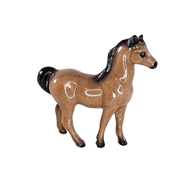 Hagen Renaker Mini Mini Stallion Horse Miniature Figurine Teeny Tiny Brown Bay - Picture 1 of 8